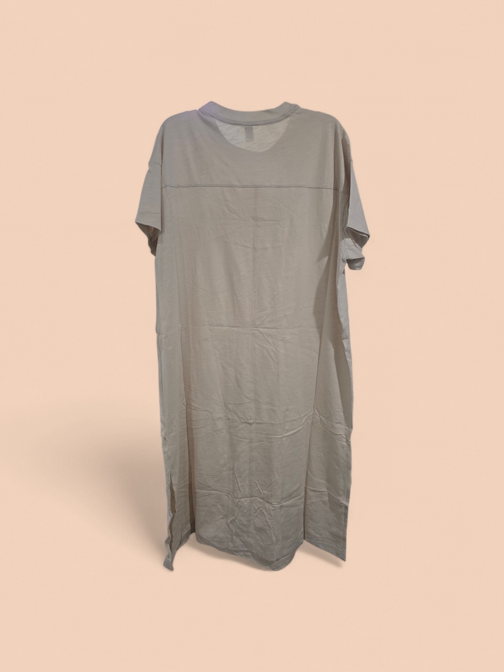 Old Navy Cream Short-Sleeve Midi T-Shirt Dress - Picture 3 of 3